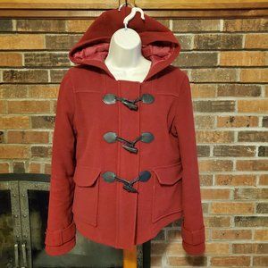 L- Women's red peacoat